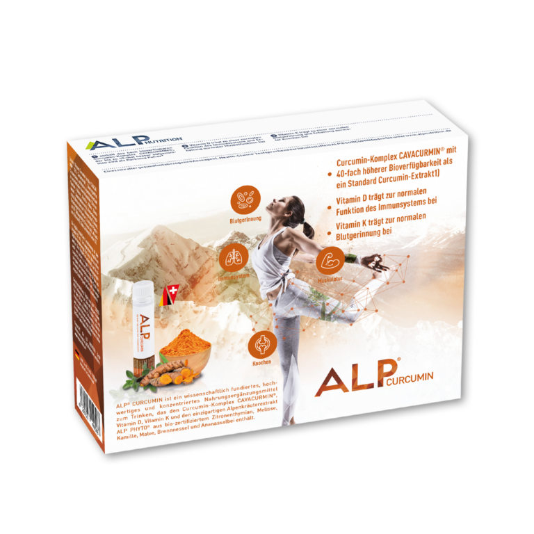 ALP CURCUMIN Curcumin Trinkampullen mit Vitamin D und Vitamin K