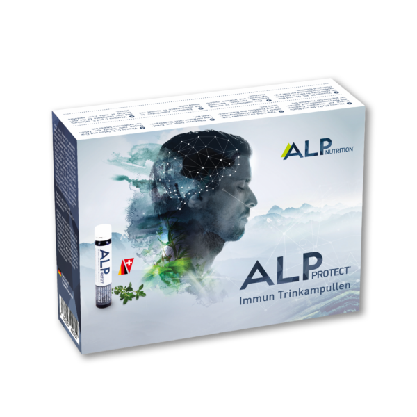 ALP PROTECT Mikronährstoff Trinkampullen mit Vitaminen, Coenzym Q10 und Selen