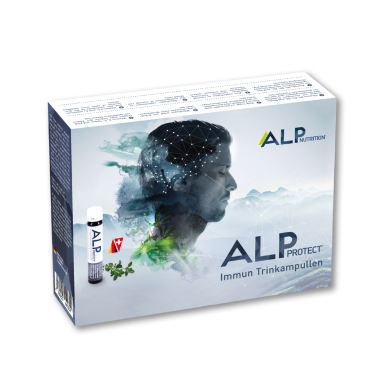 ALP PROTECT Mikronährstoff Trinkampullen mit Vitaminen, Coenzym Q10 und Selen